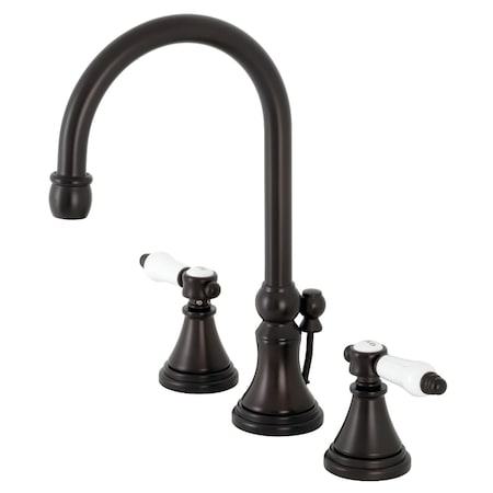 Kingston Brass KS2985BPL Bel Air Widespread Bathroom Faucet W/ Brass Pop-Up, Bronze KS2985BPL